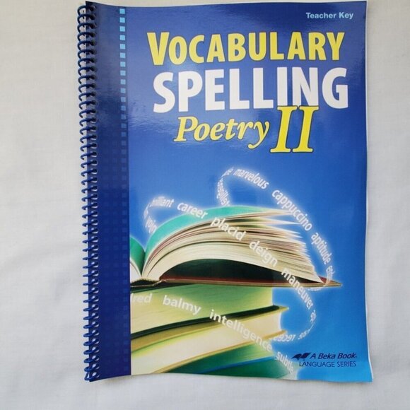 A Beka Vocabulary Spelling Poetry II 5th Edition Teacher Key And Quiz Key Abeka - Picture 3 of 10